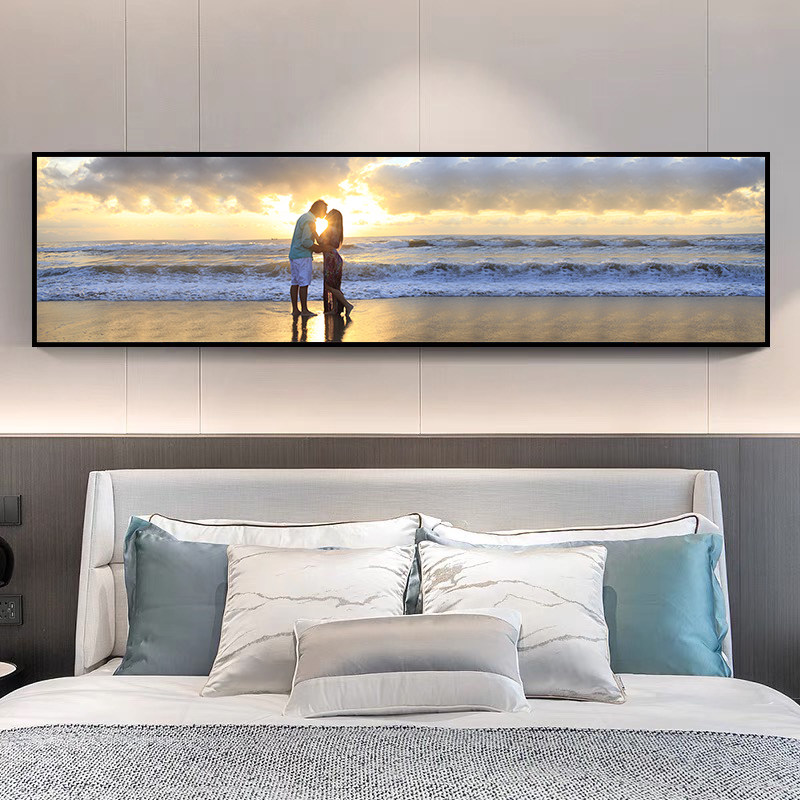 好货海边卧室装饰画床头挂画现代风景大海主卧浪漫房间温馨北欧壁