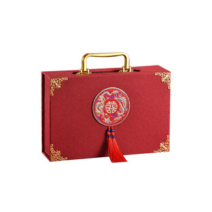 好货结婚礼金盒提亲聘礼箱彩礼钱盒子装万元红包订婚用品大全布置