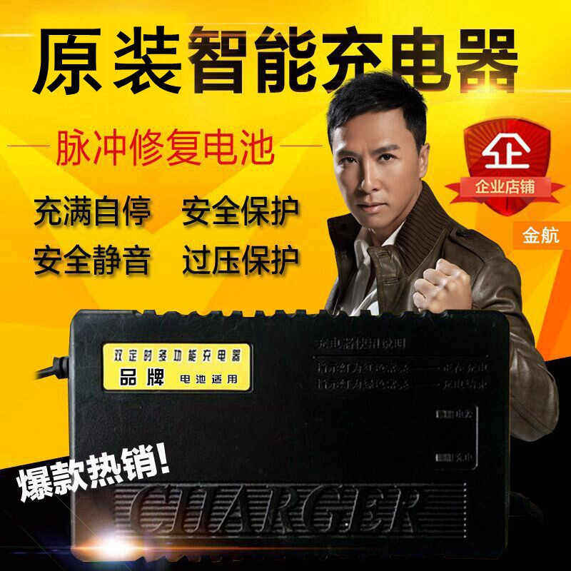 好货电动车电瓶原装充电器24V48V12A60V50AH72V32A84V96V120V108V