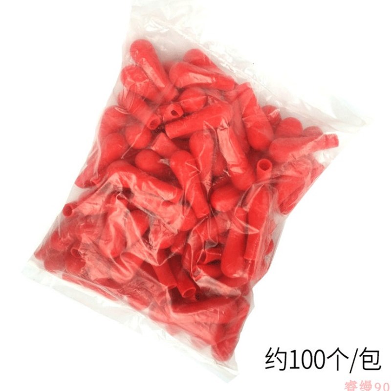 好货乳胶帽加厚红色滴管乳胶头玻璃滴管滴瓶用橡胶吸头红皮头胶头