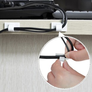 电线收纳固定器线卡子固线夹子墙面贴卡扣自粘贴墙壁排线理线器