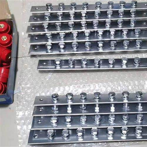 好货接地铜排4x40机房防雷接地排紫铜排加工折弯穿孔机柜铜排接线
