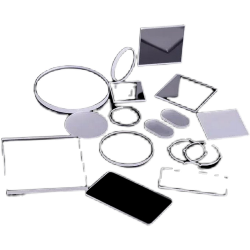 定制透明玻璃片方形圆形浮法钠钙玻璃实验室用厚度0.05-5mm可磨砂