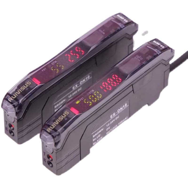 数光放大器显光传感D器 EX-0N1对射 漫反射 感应电光纤开纤关探头