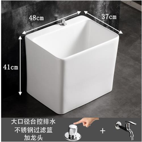 法恩莎拖把池法恩莎拖把池多尺寸陶瓷拖布池小号墩布池家用地