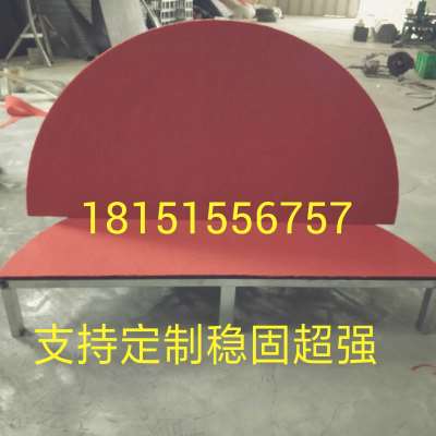 好货幼儿园婚庆室内小舞台可移动折叠t台便携式活动拼装快装舞台