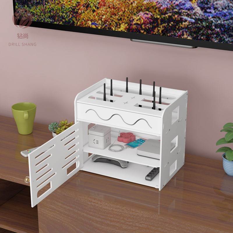 漏油器放置架 路由器和猫收纳盒wi一fi收纳架waifai收纳盒 壁挂式