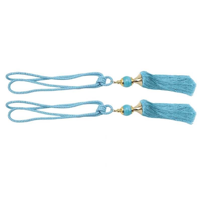 New 2pcs/pair Curtain Holdbacks Rope Tie Backs Tassel Tiebac