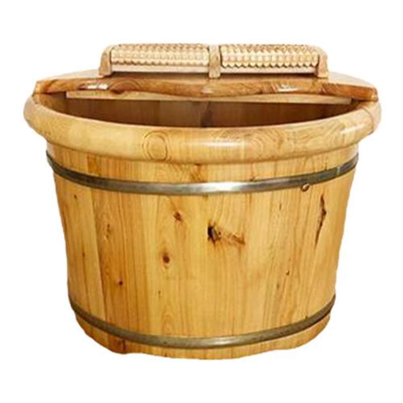 碳化保温泡脚木桶过小腿木质足浴洗脚木盆木桶家用浴足
