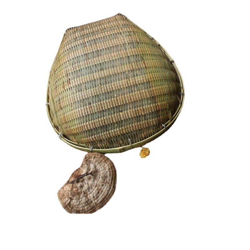好货簸箕编织竹编圆形筲箕竹筛子农家竹制品筐家用有孔水果篮洗菜