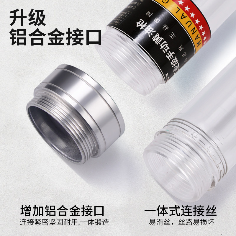 好货手动黄油枪高压毛毛虫专用黄油弹挖掘机拉链式注油器打牛油抢