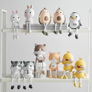 极速创意可爱吊脚娃娃客厅小摆件家居装饰品儿童房间北欧展柜桌面