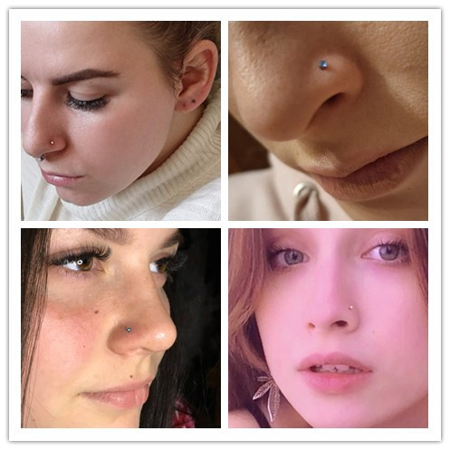 10/20/30/40 pcs Punk Style Piercing Nose Lip Jewelry Body Je