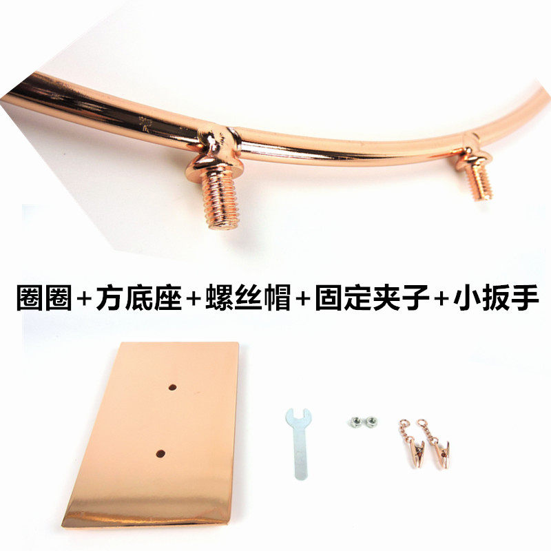 极速金属内衣展示架子服装店内衣铁艺金色圆形圈圈衣架店铺商用内