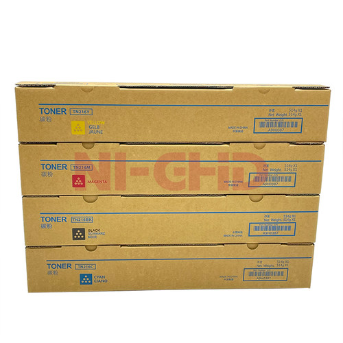 好货适用 柯美 C220 C280 C360 C7722 C7728 粉盒 TN216 高光碳粉