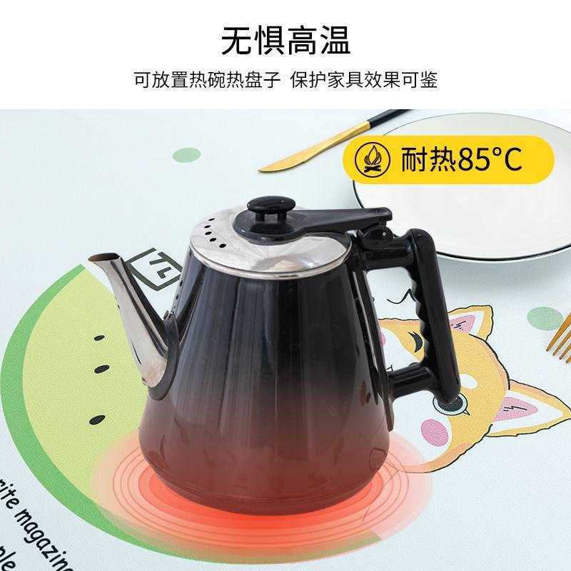 好货家用正方型桌布罩ins风防水防油四仙桌正方形80x80茶几垫餐桌