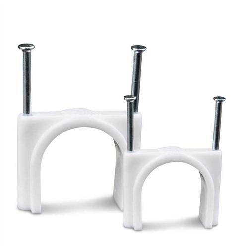 扣线管双钉夹线钉墙壁走线夹子卡扣固定器电线电缆卡子墙线布线神