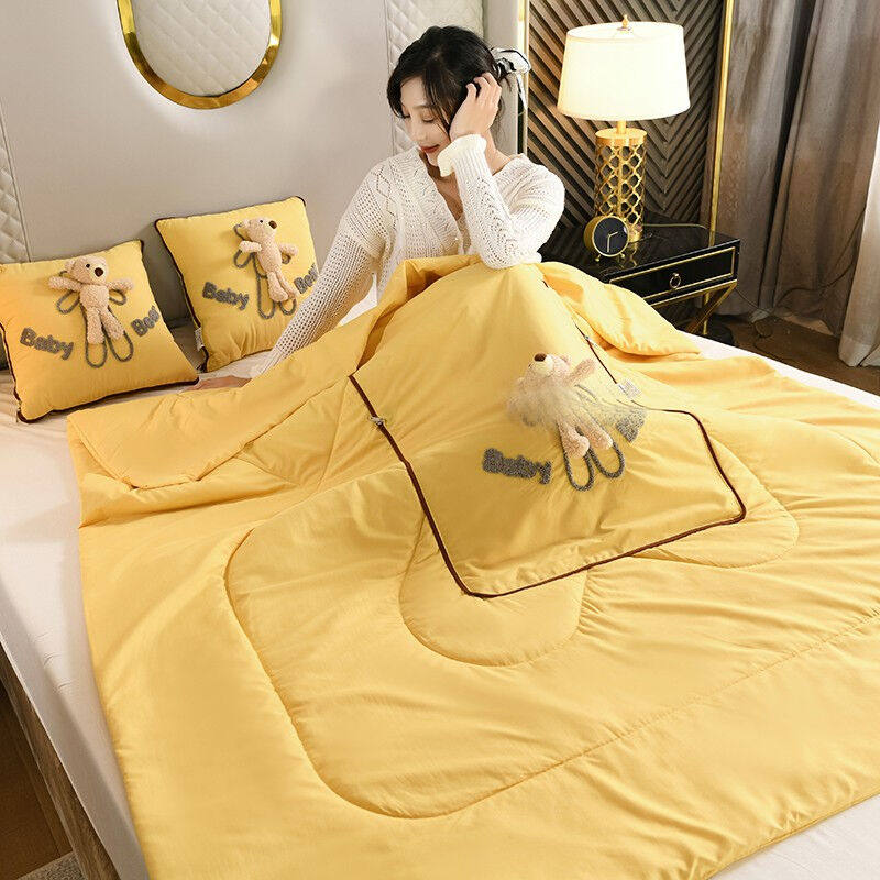 极速教师节礼物送女老师实用午睡枕毯子抱枕被子二合一办公室车用