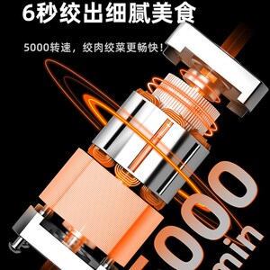 好货CIH 绞肉机家用无线电动小型料理机全自动多功能碎菜打肉馅搅