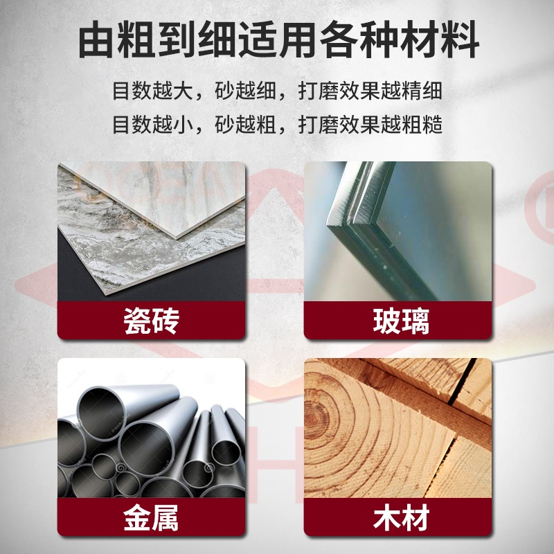 瓷砖修边神器玻璃岩板磨边线条金属打磨金刚石干磨片手擦修复工具