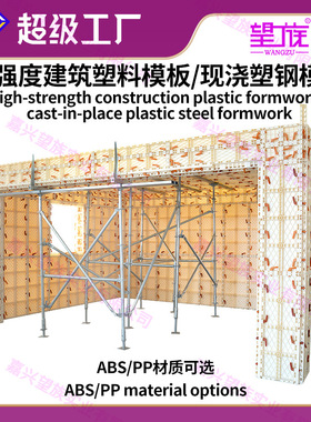 装配式房屋建筑模板混凝土现浇建筑模板塑钢模板plastic formwork