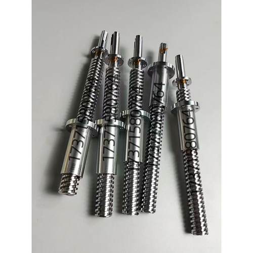 304不锈钢梯形丝杆螺杆丝杠 法兰铜螺母梯形圆螺母六角螺母T8-T48