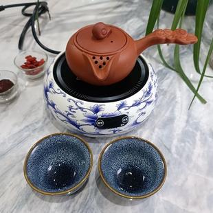 电陶炉家用煮茶器调温炉多功能自动断电青花瓷 煮茶炉2024年新款