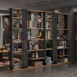 饰栅座屏中式 隔断栏栅墙进门铁艺玄关轻奢客厅金属创意装 入户屏风