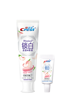 佳洁士双色锁白牙膏去黄去渍清新口气官方正品男女通用[baojie]