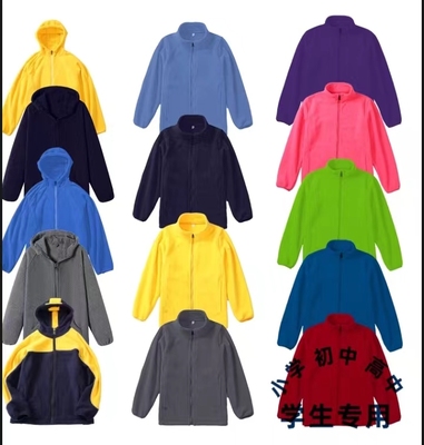 冲锋衣摇粒绒内胆男女童春秋内胆