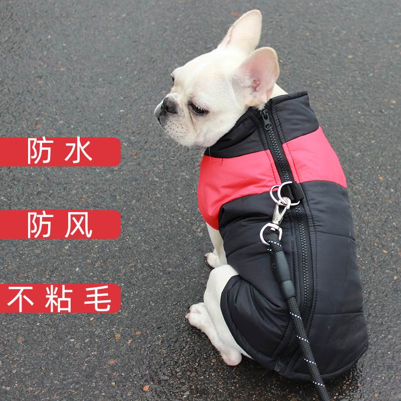 泰迪法斗狗狗棉衣服新年秋冬装冬天冬季加厚宠物八哥小型大型犬