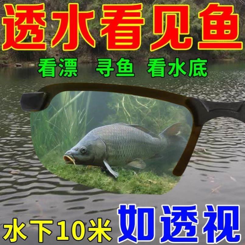 射鱼眼镜看水底【德国科技】钓鱼看漂专用偏光眼镜男湖泊射鱼看鱼