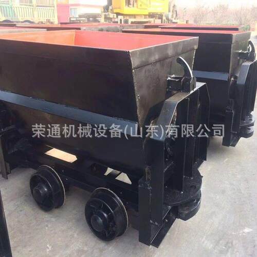 建筑施工物料装卸弹簧装载机 制动平稳 工地冲击轮轴带翻斗式矿车