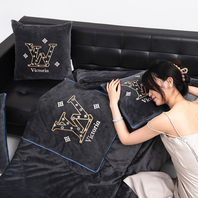 轻奢加厚抱枕被两用二合一汽车靠垫办公室沙发午睡折叠特重枕头毯,居家布艺,抱枕被,淘宝优惠券,粉丝福利购,淘宝优惠卷