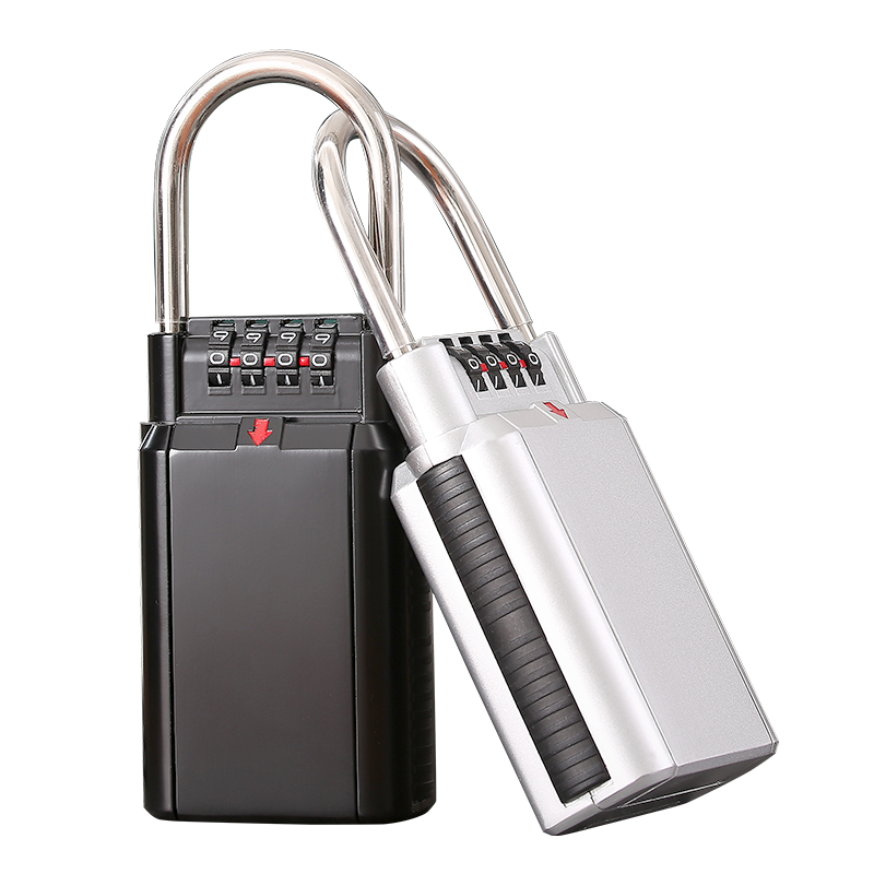 免安装壁挂式钥j匙盒储物盒户外民宿密码钥匙盒金属密码挂锁钥匙
