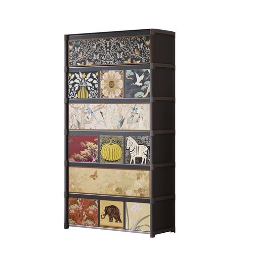 中古鞋架室内新款家用简易门口外楼道鞋子收纳架宿舍带门防尘鞋柜