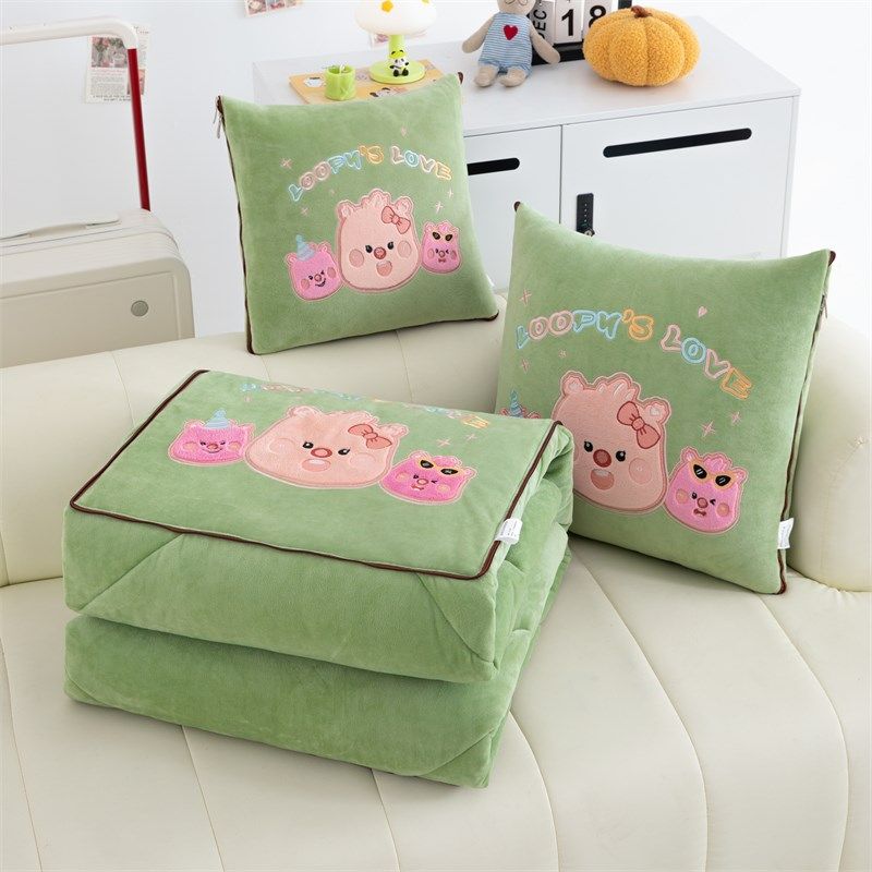 秋冬加厚绒多功能抱枕被子车载两用折叠二合一午睡被沙发靠垫靠枕,居家布艺,抱枕被,淘宝优惠券,粉丝福利购,淘宝优惠卷