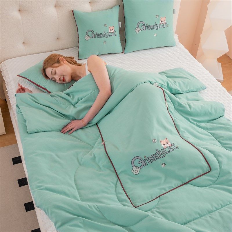 抱枕被子汽车载多功能两用简约四季折叠靠枕午休二合一夏凉空调被,居家布艺,抱枕被,淘宝优惠券,粉丝福利购,淘宝优惠卷