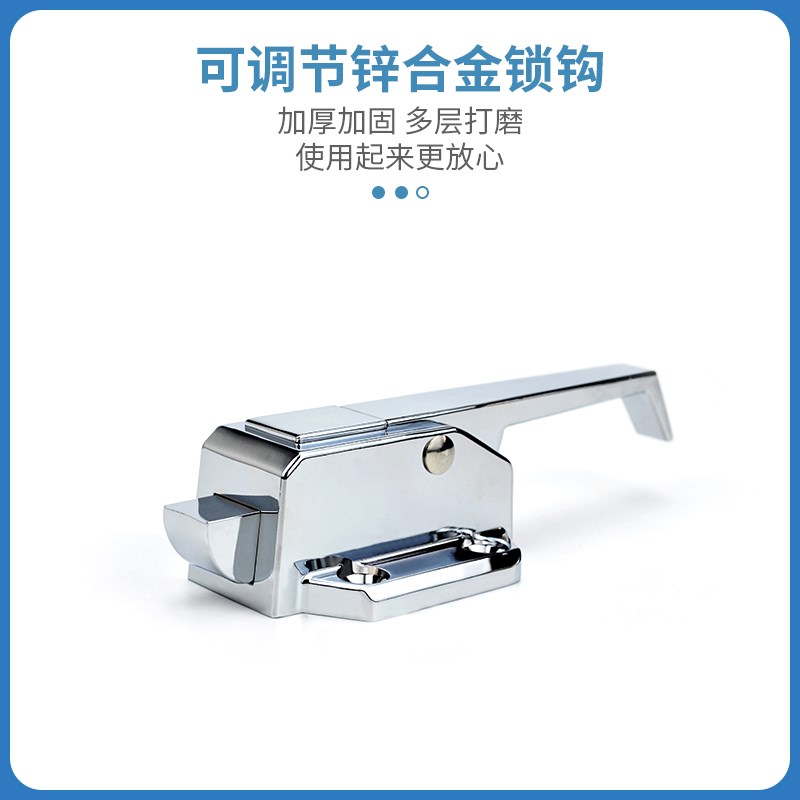 冷库门锁 304不锈钢r碰锁自动扣蒸柜烤箱烘箱门把手大型设备拉手