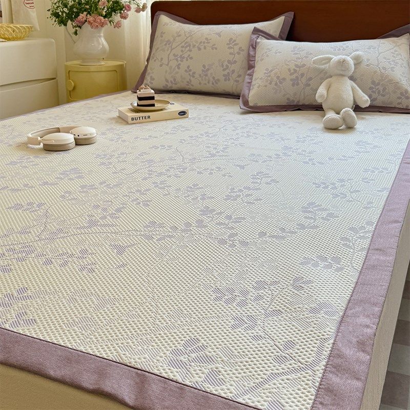 A类母婴级冰豆豆凉席三件套2025新款夏季冰丝席可机洗空调软席子,床上用品,冰丝席,淘宝优惠券,粉丝福利购,淘宝优惠卷