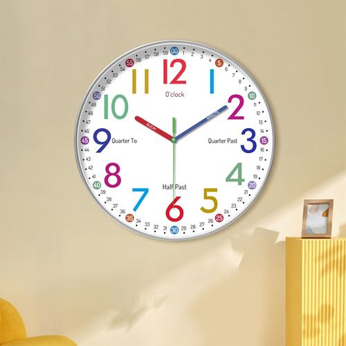 钟表挂钟客厅家用时尚2024新款时钟挂墙餐厅现代简约静音石英钟表