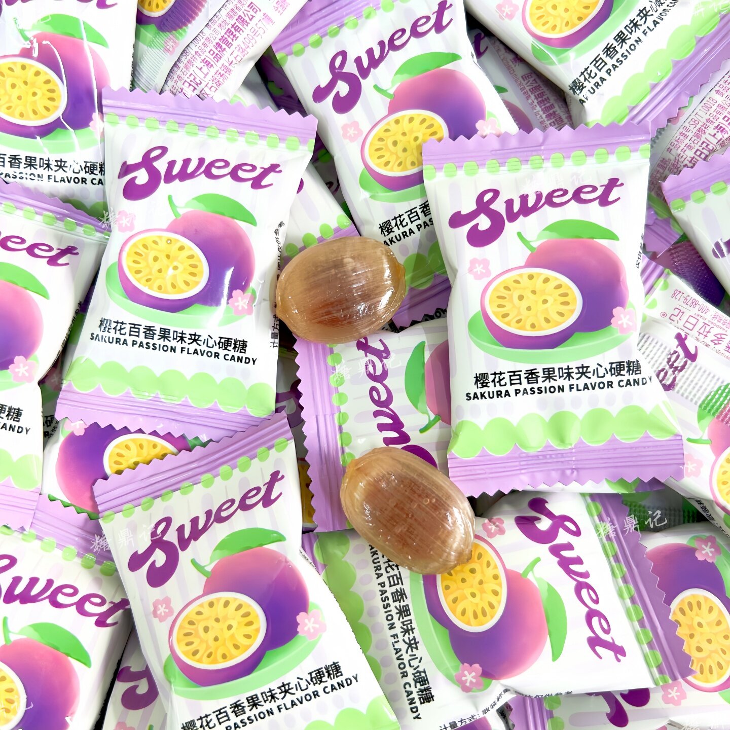 潘多拉日记樱花百香果味夹心硬糖新款结婚喜糖伴手礼招待散装糖果