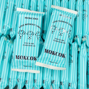 MOKCOKE莫可卡薄荷巧克力蛋卷夹心可丽饼零食饼干网红高颜值喜糖