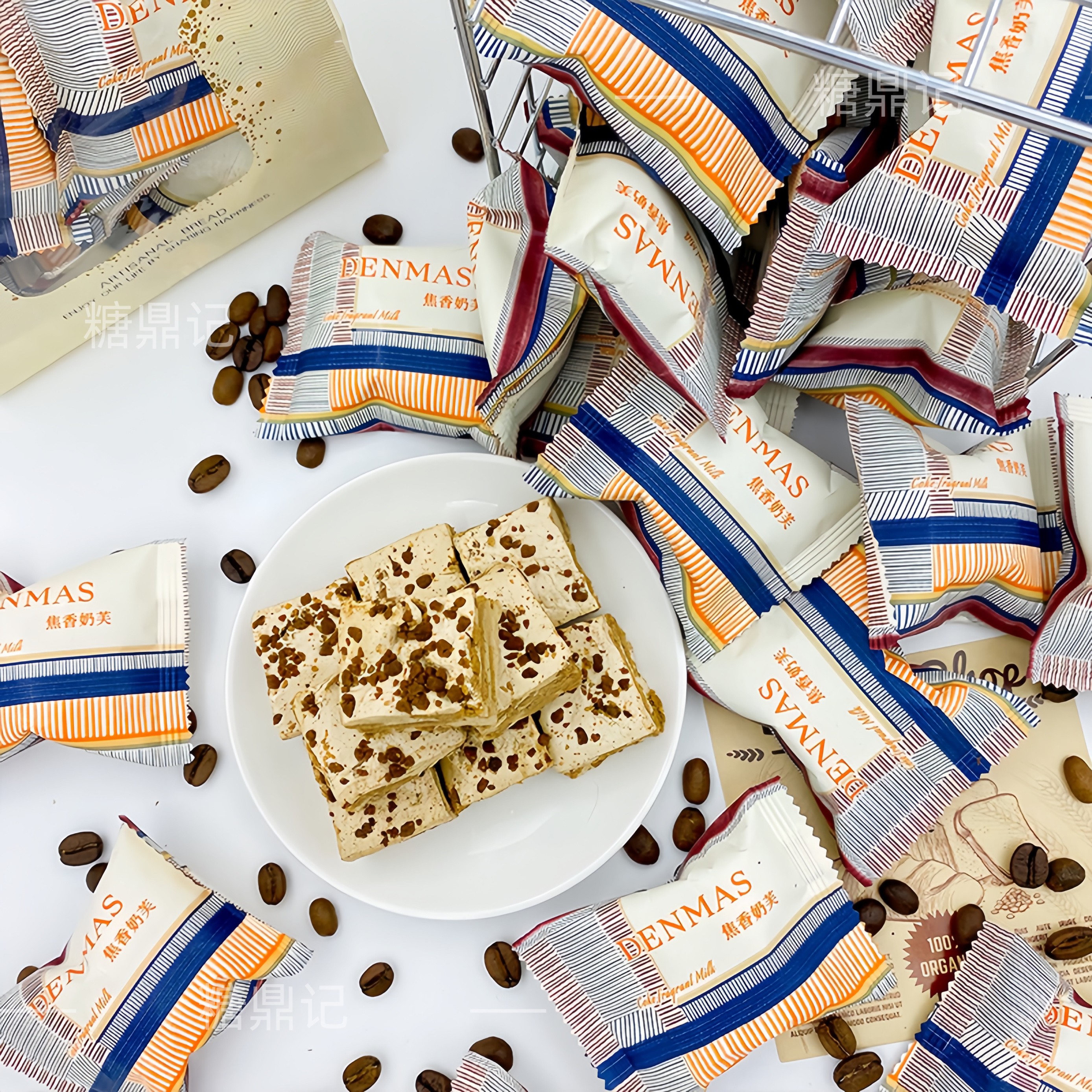 丹玛仕焦香奶芙喜糖礼盒的糖搭子