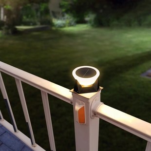 太阳能栅栏灯庭院围栏灯室外护z栏灯小柱头灯户外别野围墙柱子灯