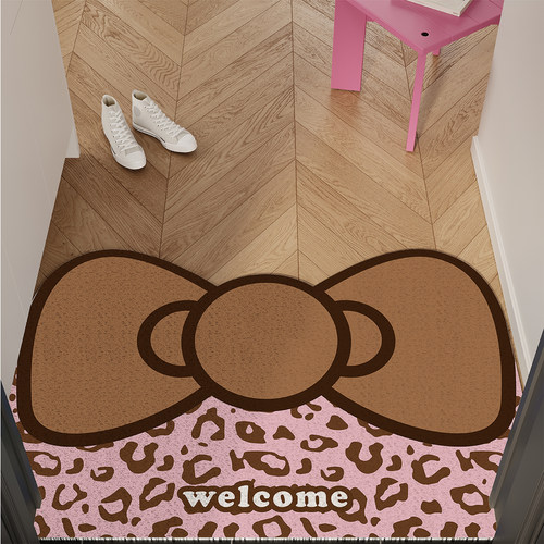 Kitty蝴蝶结入户门地垫地毯防滑