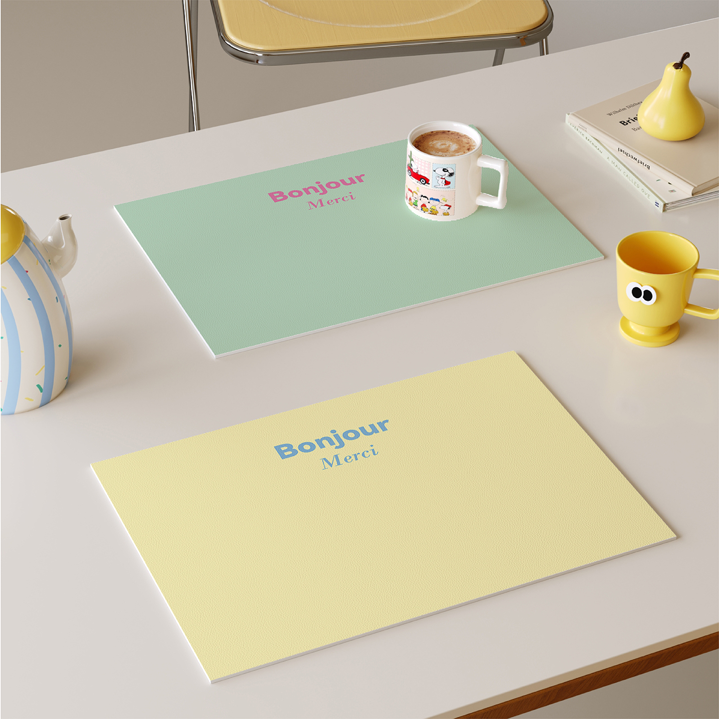 韩式极简风西餐垫防水防油隔热垫