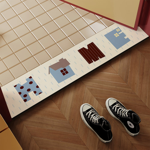 北欧ins风门槛石地垫吸水防滑垫