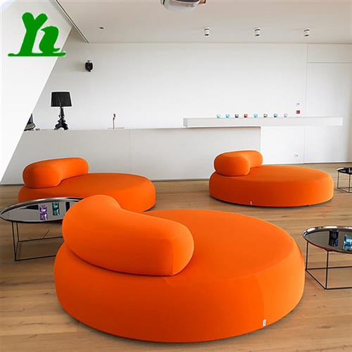 厂家玻璃钢创意土豆沙发圆弧形个性休闲办公三人沙发客厅沙发组合