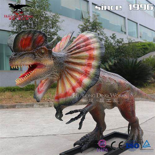 恐龙模型手工制作源头工厂主题公园仿真恐龙双冠龙仿真动植物